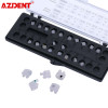 Azdent ceramic brackets Roth, 0.22", 3-4-5 Hooks, 20pcs